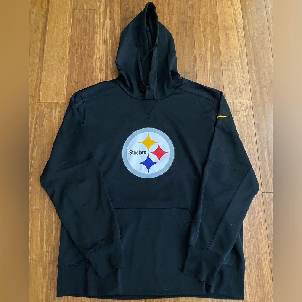 Large Nike Dri-Fit NFL Team Apparel Steelers Hoodie! No longer fits.